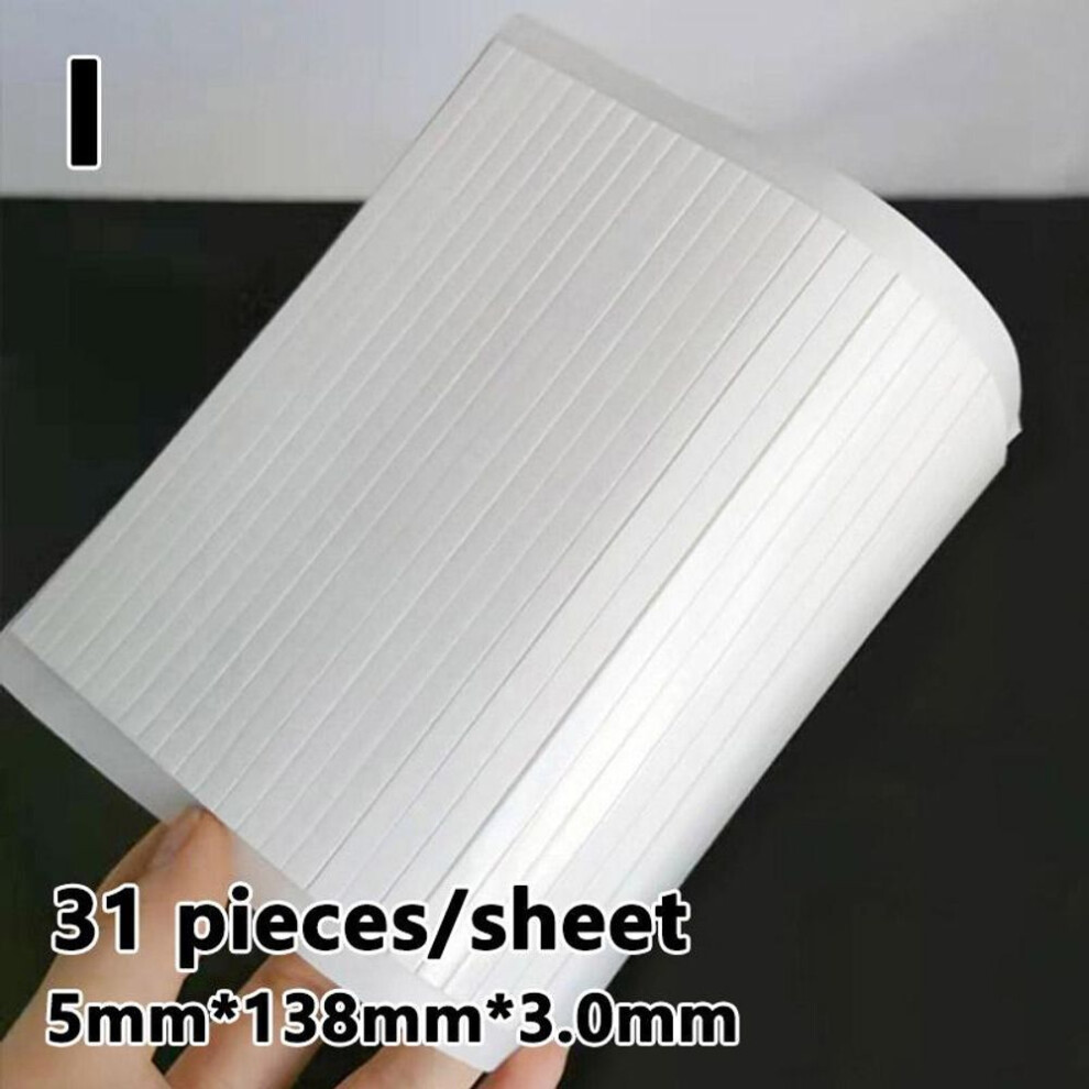 (I) 1sheets Hook And Loop Self Adhesive Fastener Tape Dots Double-sided Glue 3D Foam Strong Glue Diy