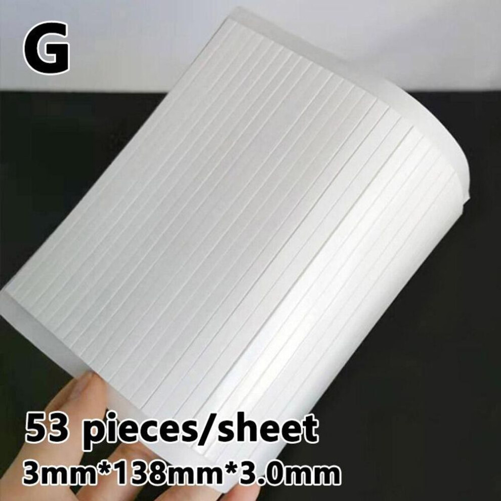 (G) 1sheets Hook And Loop Self Adhesive Fastener Tape Dots Double-sided Glue 3D Foam Strong Glue Diy