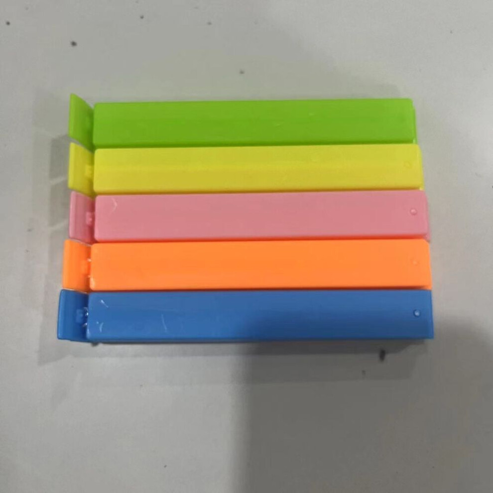 (green, 2500 single color per piece) 11cm Plastic Food Sealing Clip - Fresh Snack Bag Moisture-proof Clip