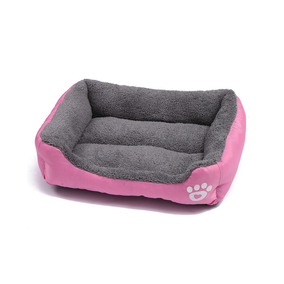(, 54*42Cm/21.26*16.54In) Dog Bed Pet Orthopedic Large Dog Beds Dog House Nest Kennel For Puppy Cat Xxxl Pink