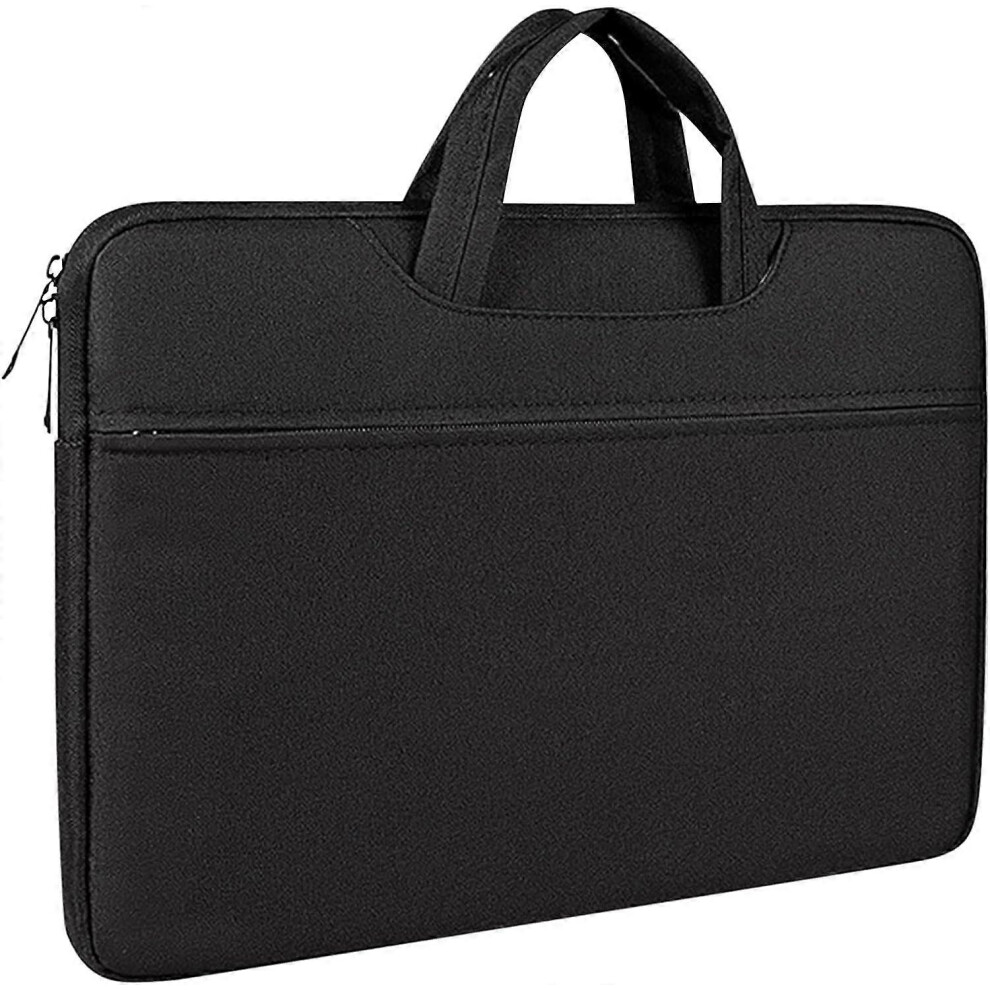 (As Show, One Size) Linjou Laptop Bag Notebook Sleeve Case, 15.6 Inch Black 5093216517580
