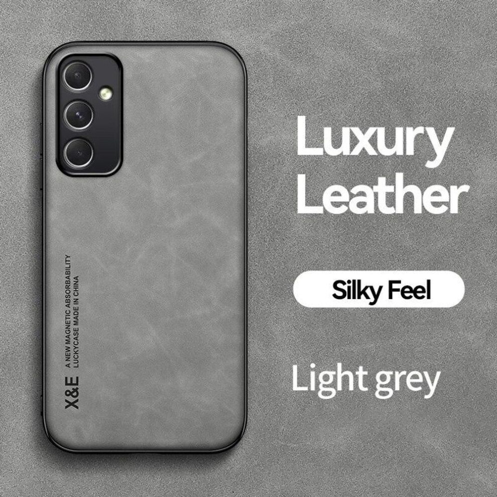 (light gray, for Samsung A15 5G) Keysion Luxury Leather Case For Samsung A55 5g A35 A25 A15 4g A05 Soft Silicone+pc Shockproof Phone Back Cover For Galaxy A05s