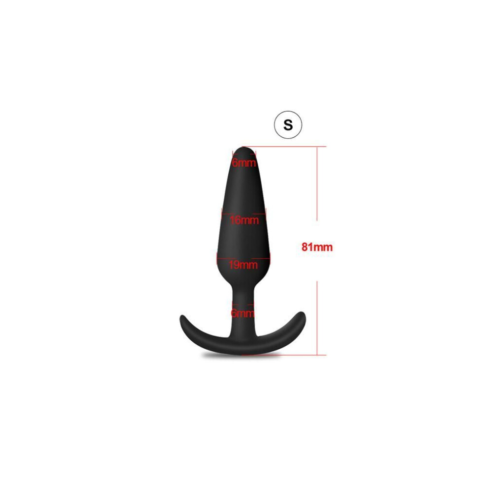 (black, S) Safe Silicone Anal Plug Dildo Sex Toys For Men Women Prostate Massager Butt Plugs Intimate Goods Adults Gay Product