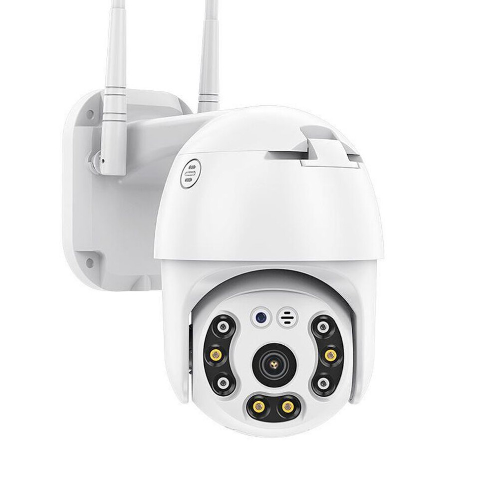 (white, US Plug) 5mp Hd Ptz Ip Camera Security Camera 5g Wifi Wireless Audio Outdoor Waterproof Ir Night Vision Video Cctv Surveillance Camera View Via Smartphone