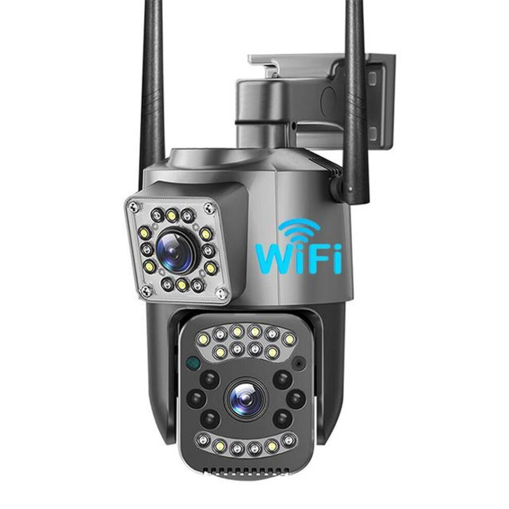 (WIFI version) New Eu V380 Pro Wi-fi 4g Sim Card 4k 8mp Cctv Camera Outdoor Ip Security Camera Bidirectional Call Color Night Vision Ai Mobile Trackin