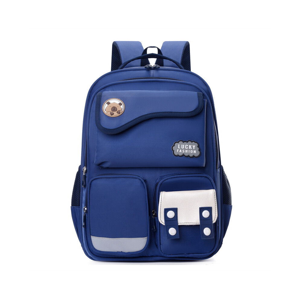 (Dark Blue) Backpack Childrens Adorable Comfortable And Lightweight For School Use Ages 6 5 To-image-OPC-PG57CC6-NEW