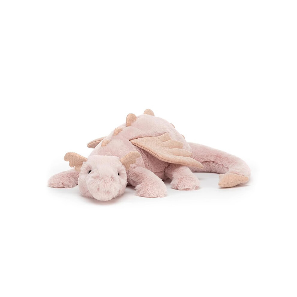 (Pink, 50cm/19.69in) Sky Jelly Dragon Plush Toy Cute Cartoon Girl Child Bedroom Doll Decoration Scene