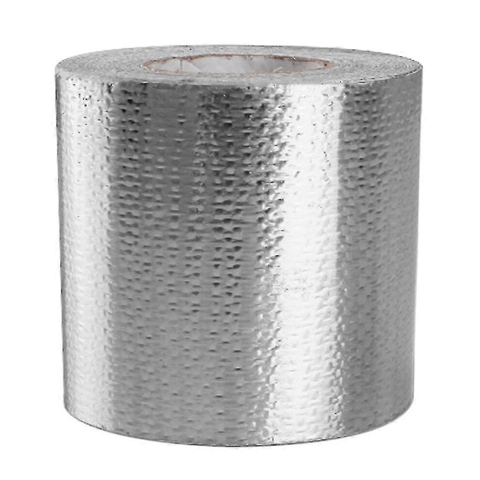 (5M*5Cm, Silver) High Temperature Bandage Tape Heat Reflective Adhesive Heat Shielding Tape 6942477758753