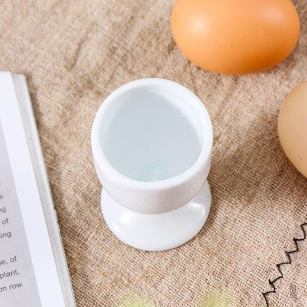 Egg Holder White Egg Cup Holder Hard Soft Boiled Eggs Breakfast Egg Holder Banquet Eggs Supplies Kitchen Accessories
