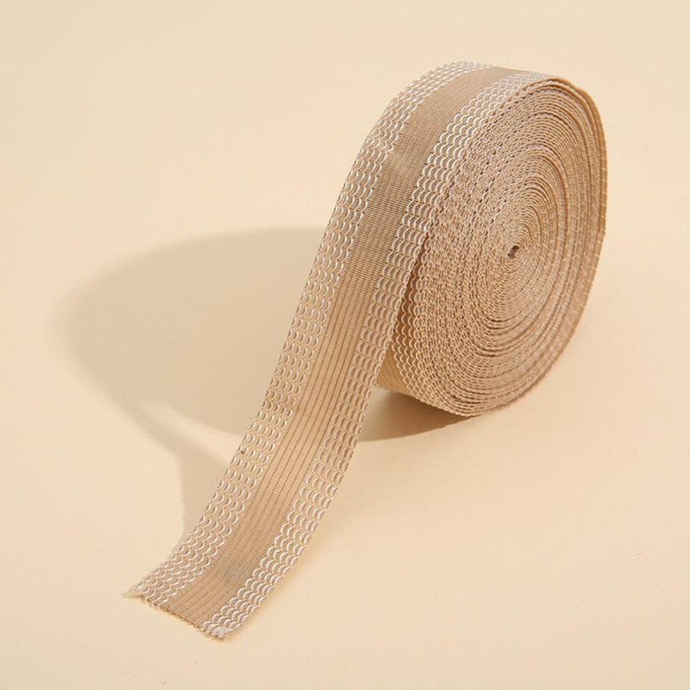 (beige, 1m) Self-adhesive Pants Paste Iron On Pants Edge Shorten Repair Pants For Jean Clothing And Jean Pants Apparel Diy Sewing Fabric