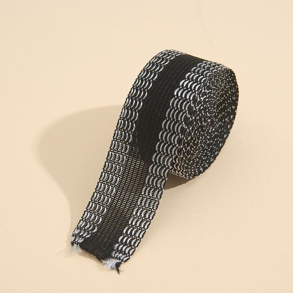 (black, 1m) Self-adhesive Pants Paste Iron On Pants Edge Shorten Repair Pants For Jean Clothing And Jean Pants Apparel Diy Sewing Fabric
