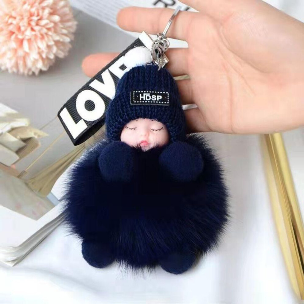 (Other) 9 CM Beauty For Lady Lovely Girl Bag Pendant Plush Doll Car Key Chain Pendant