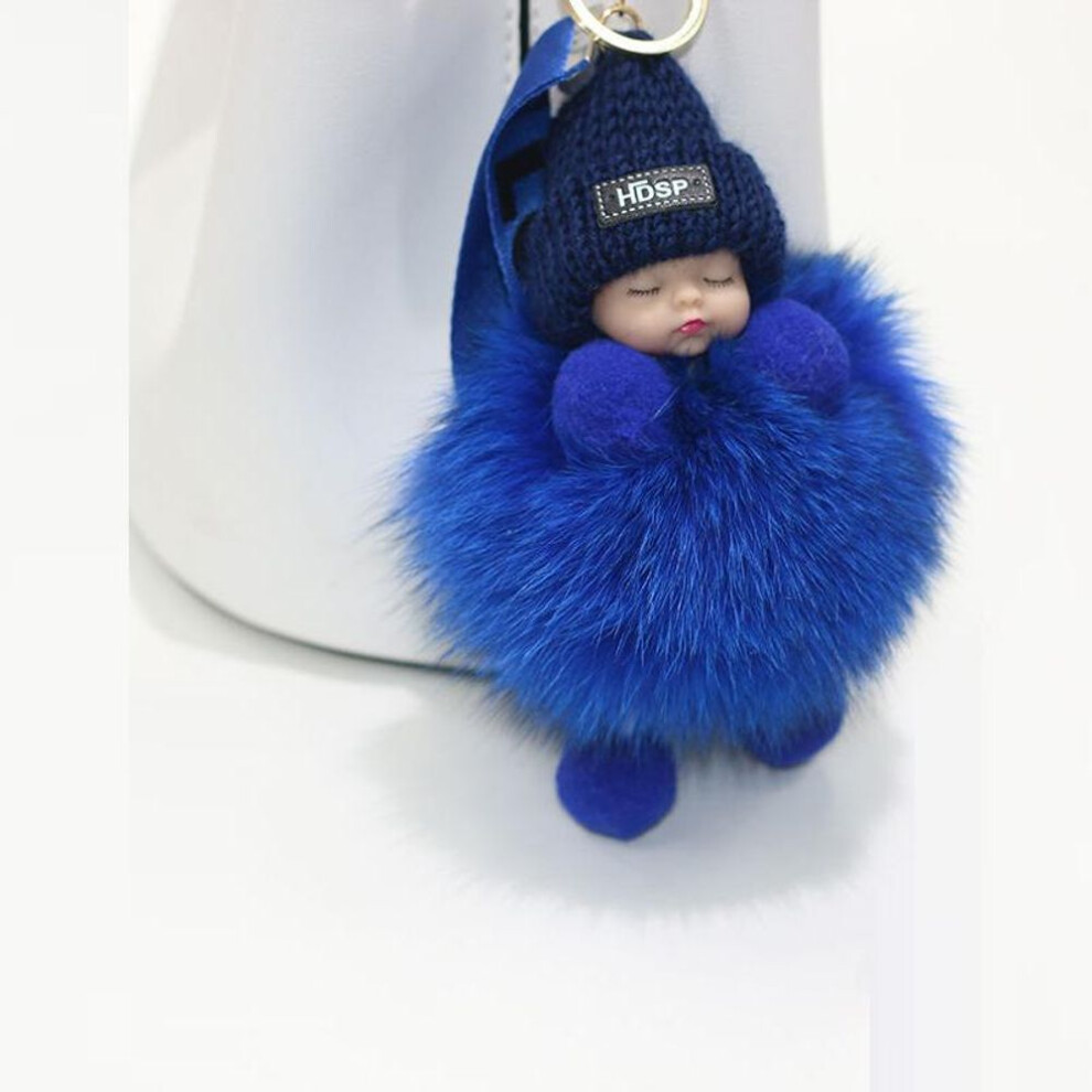 (Other) 9 CM Beauty For Lady Lovely Girl Bag Pendant Plush Doll Car Key Chain Pendant