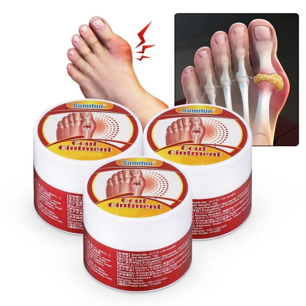 (1 Pcs) 10g Anti-inflammatory Oils & Patches Anti-inflammatory Oils & Patches  Ointment Finger Toe Pain Relief Cream Foot Care Plaster