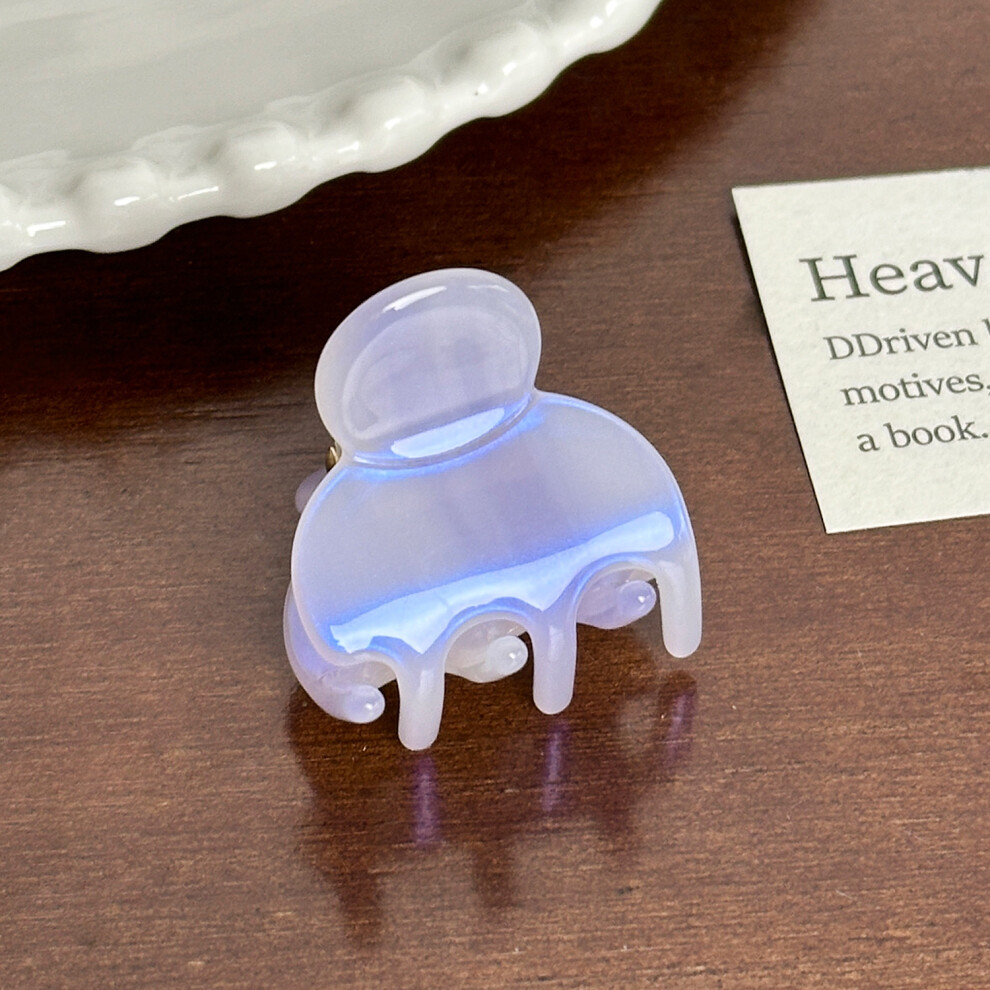 (Shiny Purple) Hanrafted Mini Unique Hair Claws In Stylish Patterns For Womens Fashion Casual And Wear-image-OPC-PG57QHR-NEW