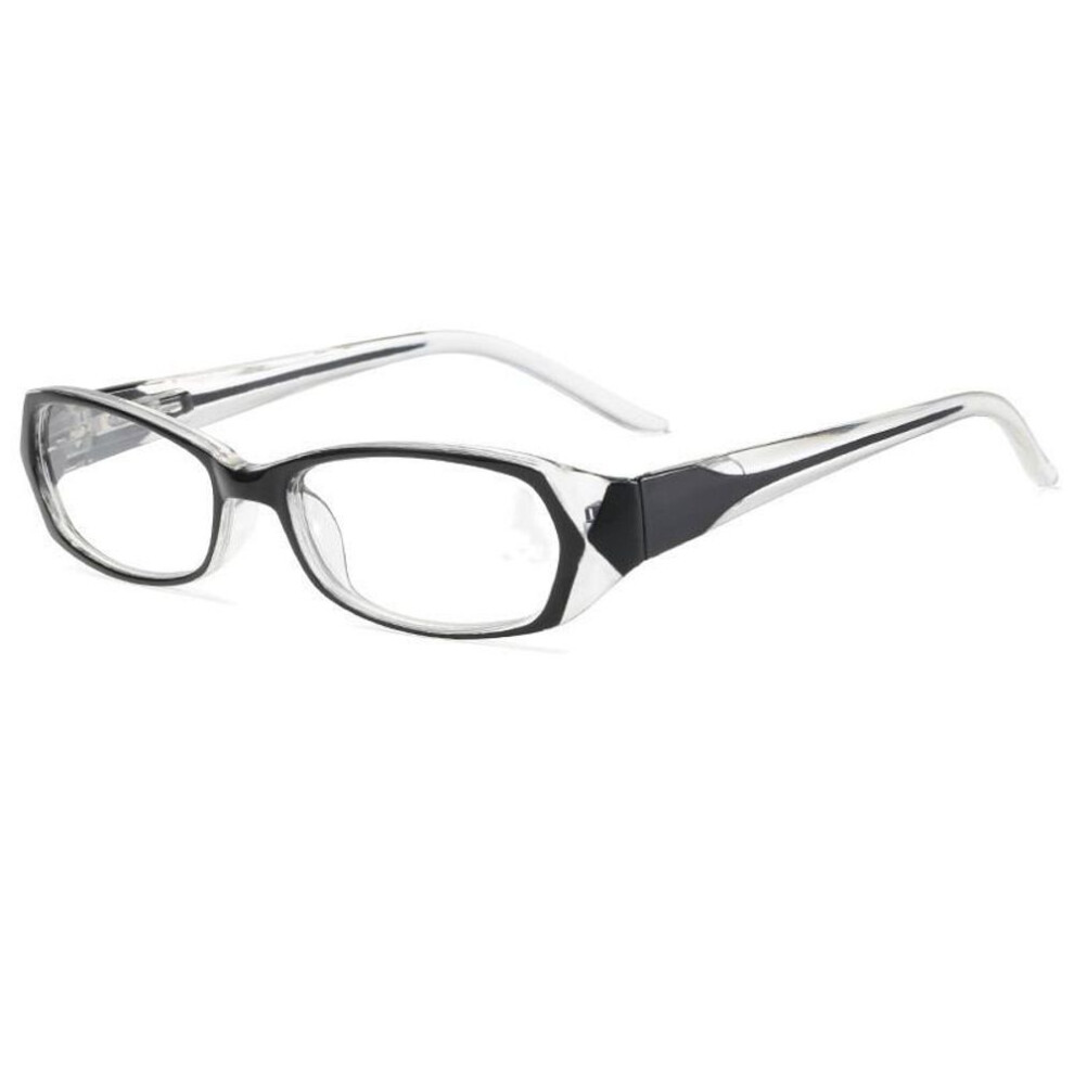 (black, +2.0) Vintage Women Reading Glasses with Anti-Blue Light