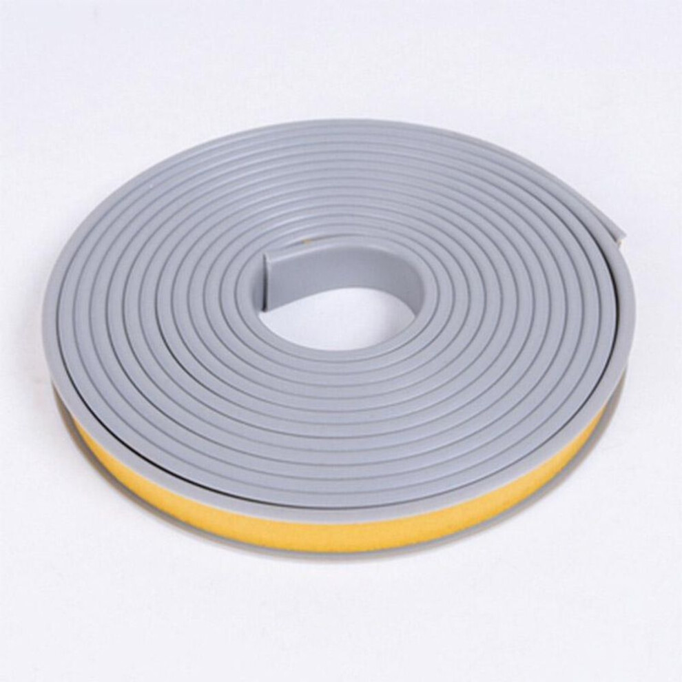 (gray, 12mm) New Table Edge Banding Tape Self-adhesive Seal Strip U-shaped Tpe Chair Rubber Furniture Decoration