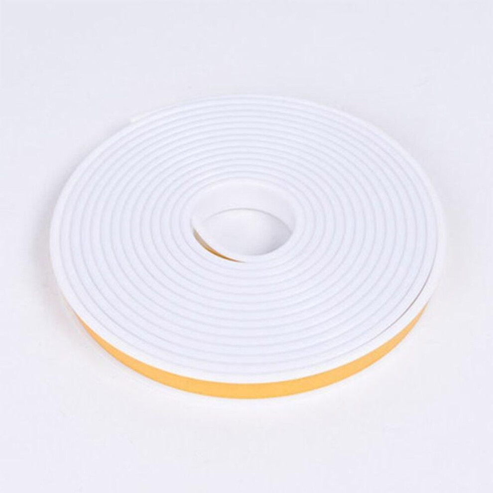 (white, 12mm) New Table Edge Banding Tape Self-adhesive Seal Strip U-shaped Tpe Chair Rubber Furniture Decoration