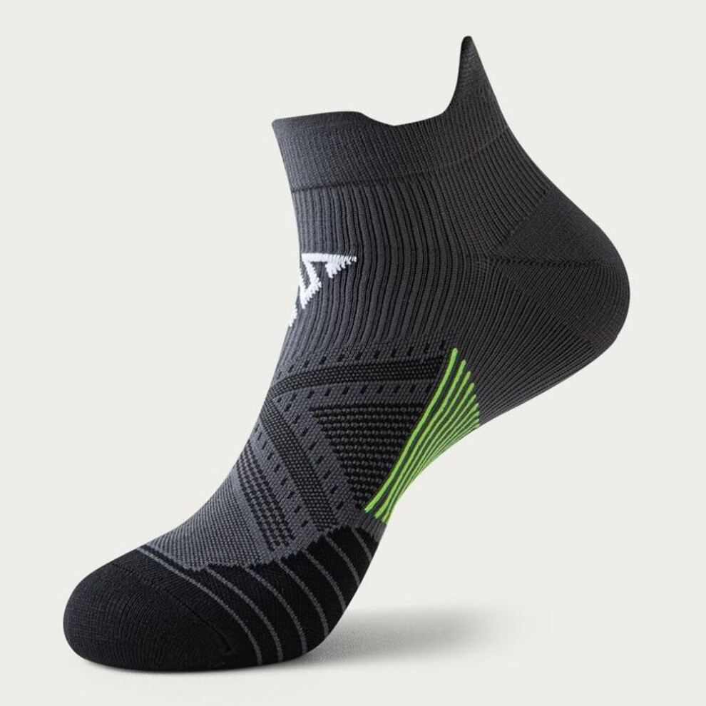 (black, Men EUR 39-44) Men Women Running Socks Summer Quick Dry Breathable Outdoor Sports Socks Professional Fitness Gym Marathon Riding Cycling Socks
