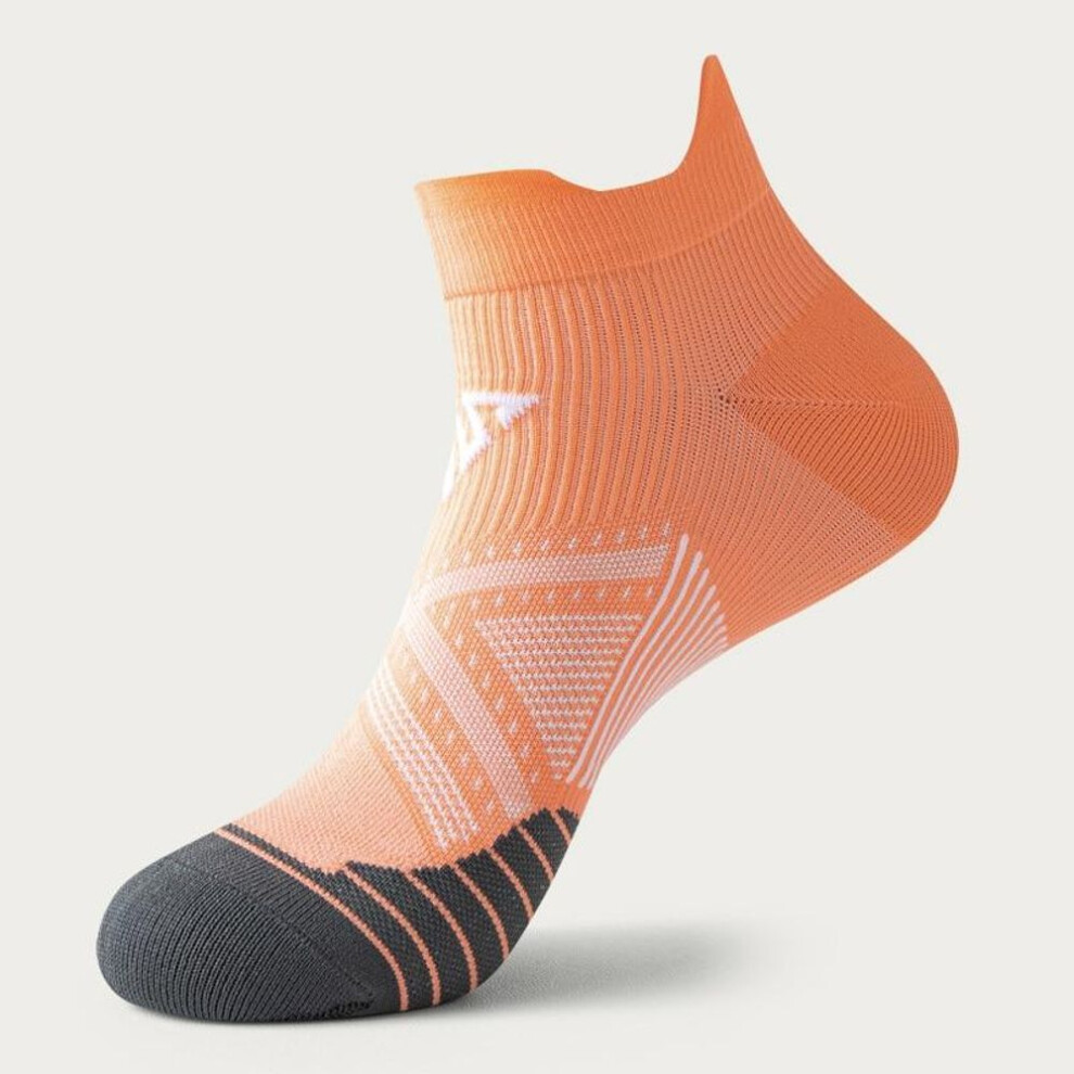 (orange, Men EUR 39-44) Men Women Running Socks Summer Quick Dry Breathable Outdoor Sports Socks Professional Fitness Gym Marathon Riding Cycling Socks