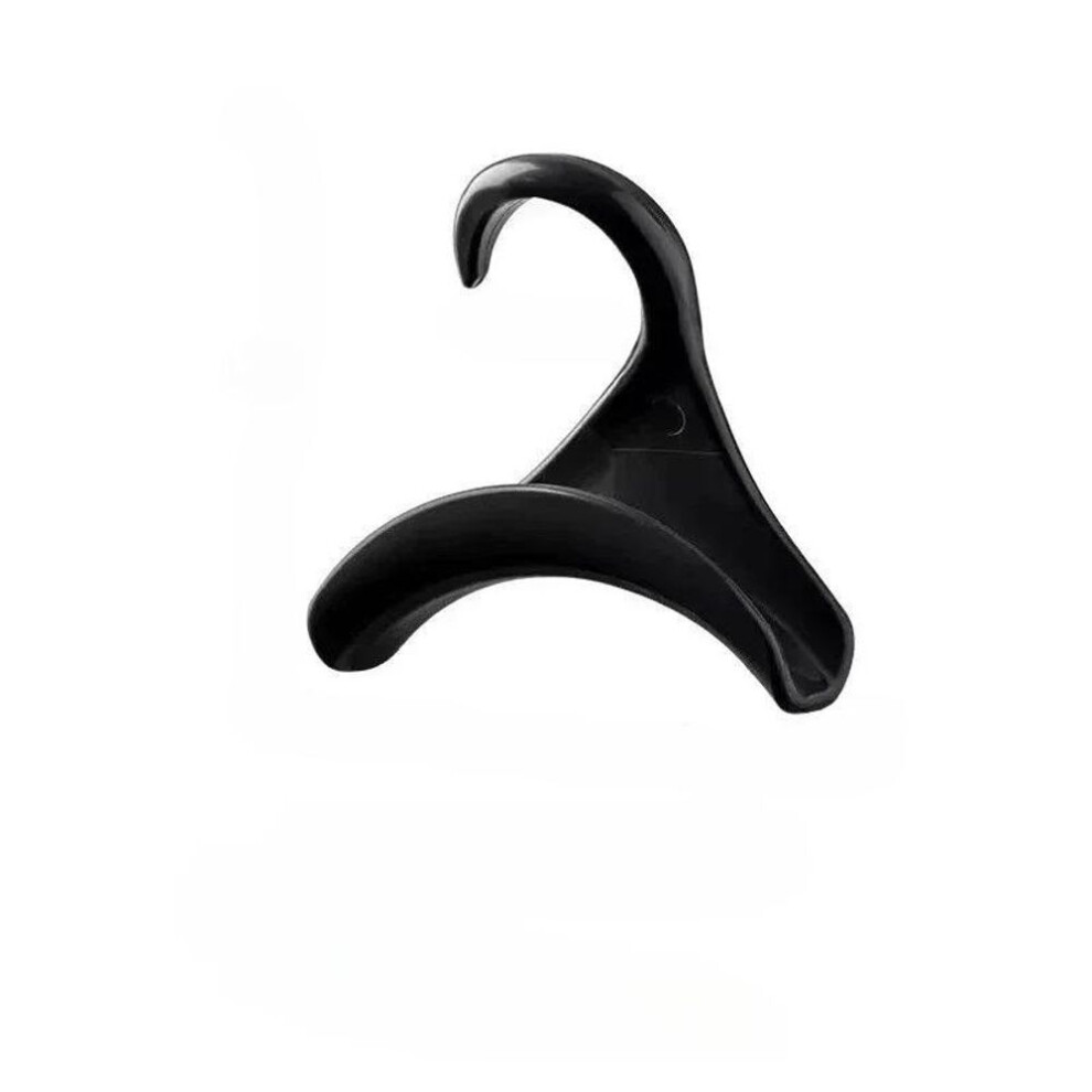 (black) Home Closet Hat Silk Scarf Shawls Purse Handbag Organizer Storage Arched Hanger Hook 1pcs New Durable Pp Bag Rack Holder