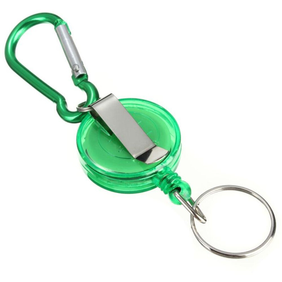 (Other) Retractable Pull Key Chain Keyring Holder Key Chain Bus Id Card Badge Holder School Office Home