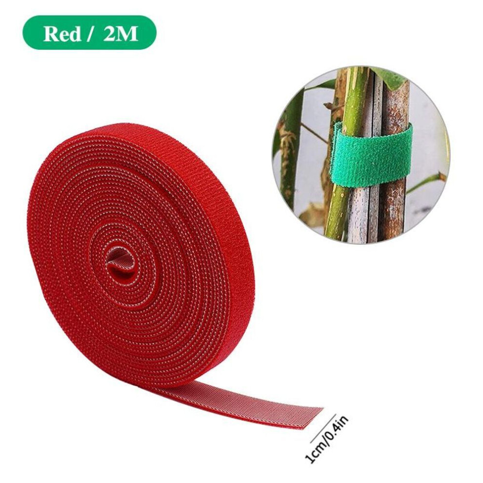 (red, 3 Rolls) 3 Rolls Green Garden Twine Plant Ties Nylon Plant Bandage Garden Hook Loop Bamboo Cane Wrap Support Garden Accessories