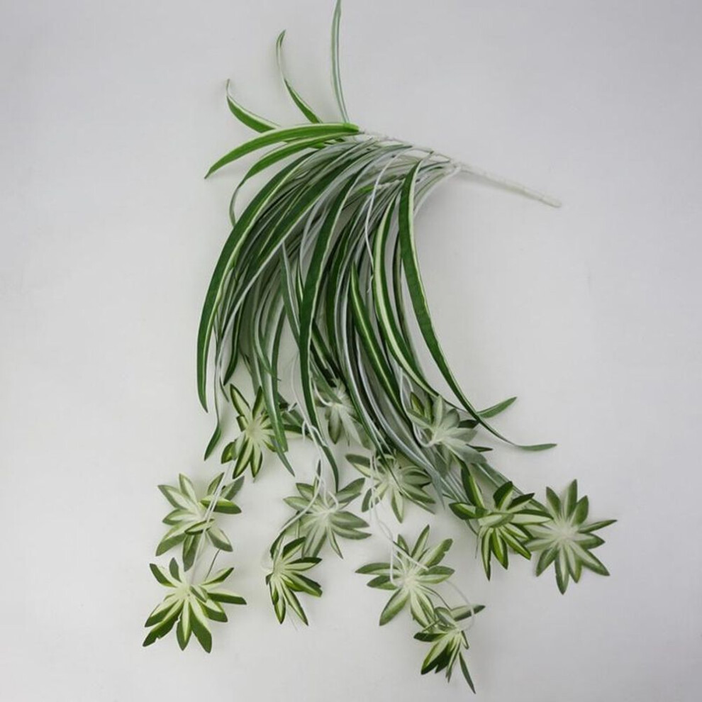 Chlorophytum Artificial Wall Hanging, PVC Fake Plants, 65cm
