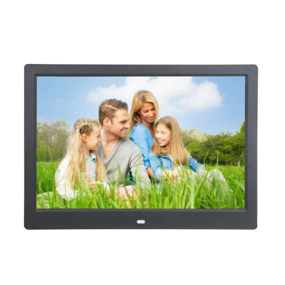 7'' Smart HD Digital Photo Frames Electronic Clock Picture Video Gift Black