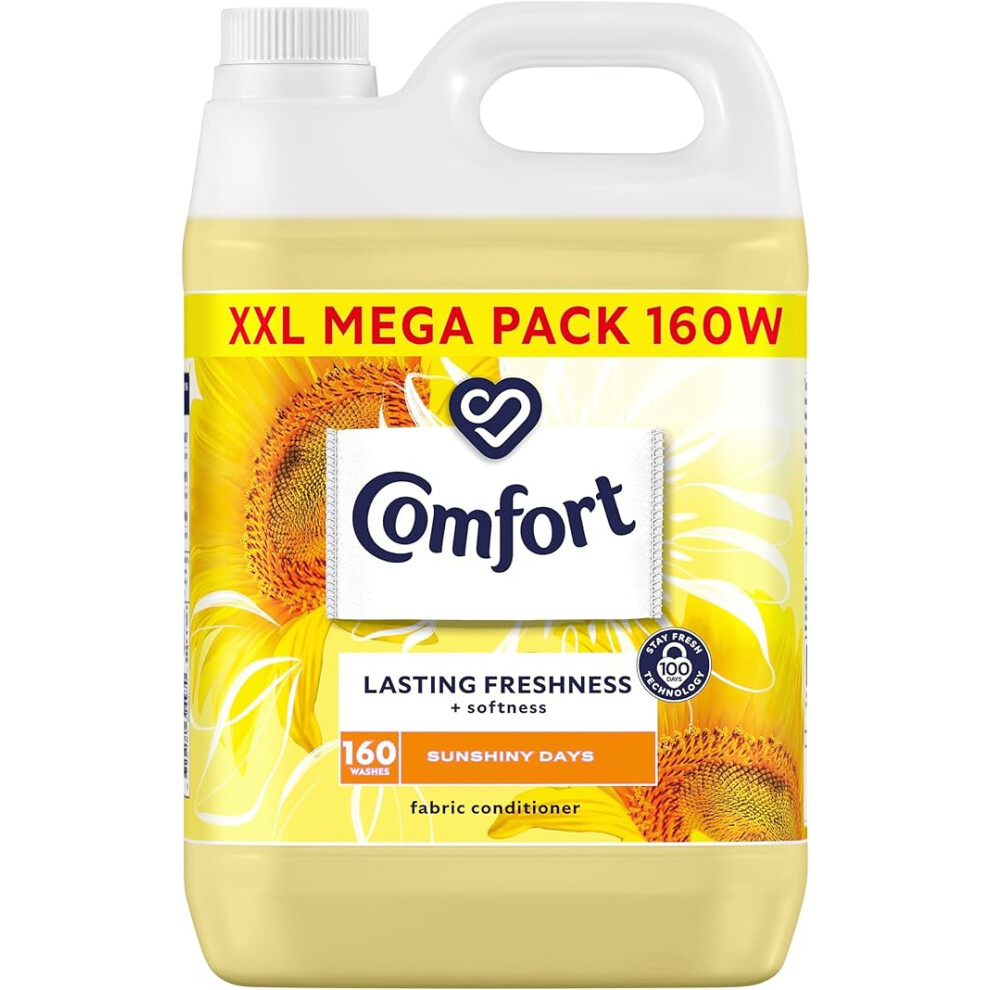 Photos - Ironing Accessory Comfort Sunshiny Days Fabric Conditioner with Stay Fresh technology for 100 days of freshness + fragrance* 160 wash 4800ml 
