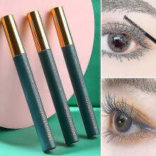 (As show, One size) 4pcs Waterproof And Sweat Resistant Fiber Long Curling Fine Brush Head Thick And Super Long Mascara