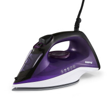(Violet) Geepas 2400W Steam Iron 2 in 1 Dry -Wet Steam Iron