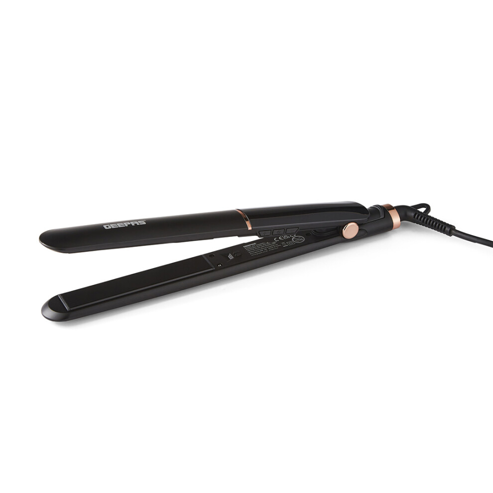 Geepas Professional Digital Ceramic Hair Straightener LED Indicator