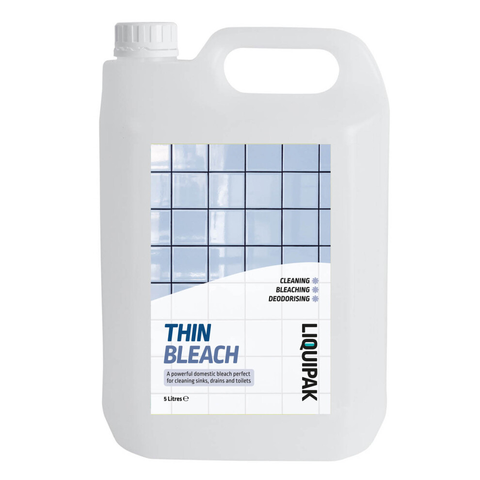 Liquipak (5 Litres) Thin Bleach Size 5