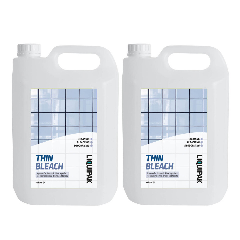 (2x5 Litres) Thin Bleach