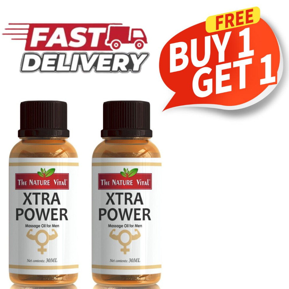 Extra Power Massage Oil For Mens Enlargement 30ml Pack Of 2 |Oil for better circulation and performance | Increase p*nis size
