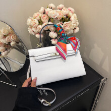 (White) Mini Kelly bag shoulder crossbody handbag