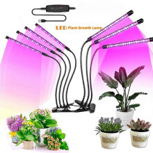(42LED-20W, One size) Grow Light For Indoor Plants 84/63/42/21 Leds Plant Growing Light 10 Dimmable Levels 3/9/12h Timer 3 Lighting Modes Compact Growth Lamp For Plants Flo