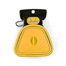 (As show, One size) LINJOU Foldable Portable Pet Pooper Scooper with Bag Dispenser and Bags, Poop Scoop Set,yellow