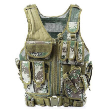 (color6, One size) Tactical Vest Outdoor Ultra-light Breathable Combat Training Vest