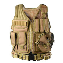 (color4, One size) Tactical Vest Outdoor Ultra-light Breathable Combat Training Vest