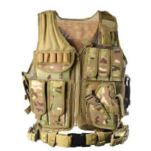 (color8, One size) Tactical Vest Outdoor Ultra-light Breathable Combat Training Vest