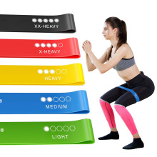 Resistance Bands Exercise Sports Loop Fitness Home Gym Yoga Latex - Set of 5