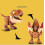 Transformer Dinosaur Toys 8CM 4st Model 3