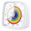 60-Minute Visual Timer with Night Light, Countdown Timer,Pomodoro Timer with Rainbow Pattern for Kids and Adults 1