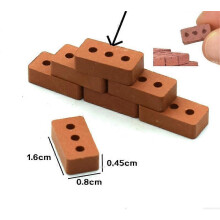 Bricks Building Role Play Toy,Size1.6*0.8*0.45cm,Potter's Clay Construction Blocks (100PCS)