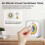 60-Minute Visual Timer with Night Light, Countdown Timer,Pomodoro Timer with Rainbow Pattern for Kids and Adults 2