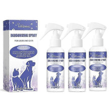 3x Pet Deodorant Spray Smelly Pet Deodorant Liquid Pet Deodorant Spray