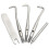 (As show, One size) 6 Pcs/set Dental Tool Surgical Instruments Crown Remover Dentist Automatic Tools 1