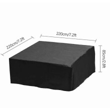 (220*220*85cm, One size) Waterproof Square Hot Tub Cover Outdoor Spa Covers-3 Sizes Available